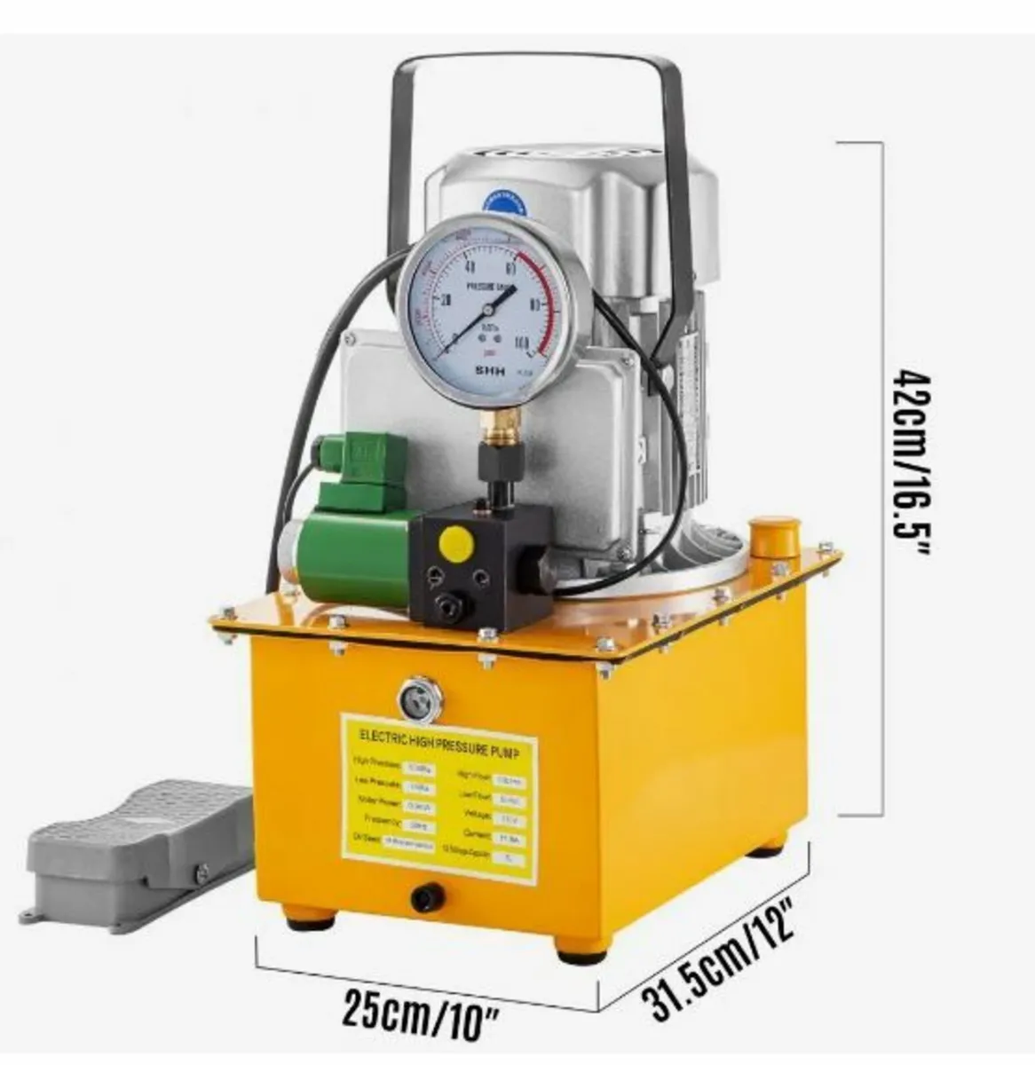 10152 PSI Hydraulic Electric Pump 750W - Image 3