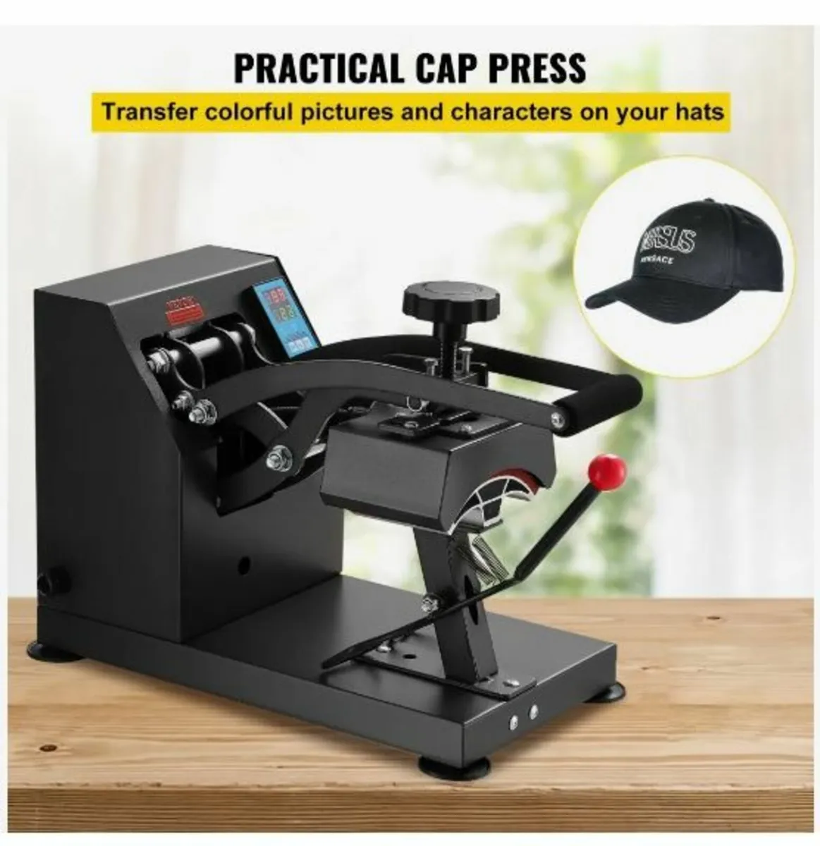 Hat Heat Press 5.5 x 3.5 inch Heat Press Machine - Image 3