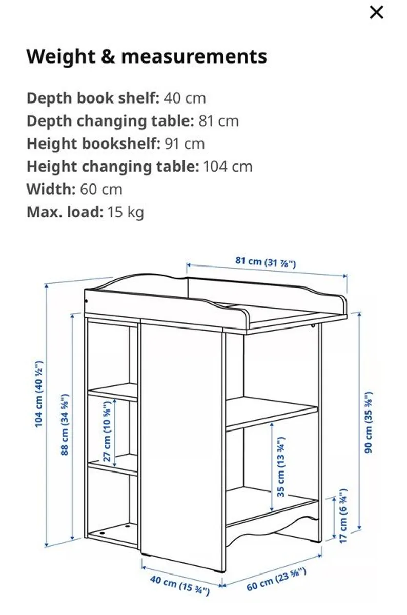 changing table - Image 1