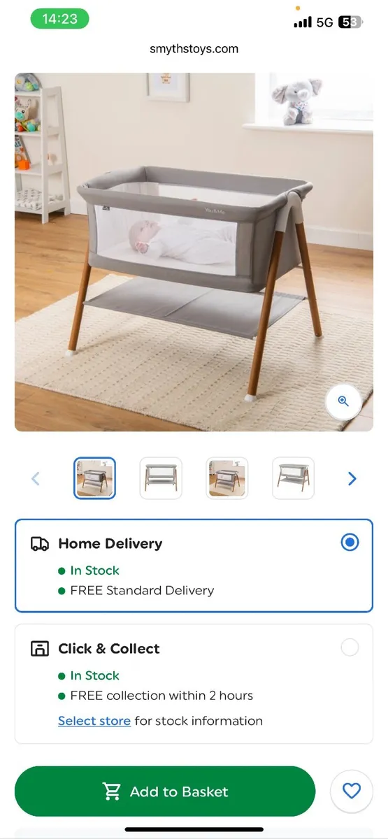 Baby cot - Image 3