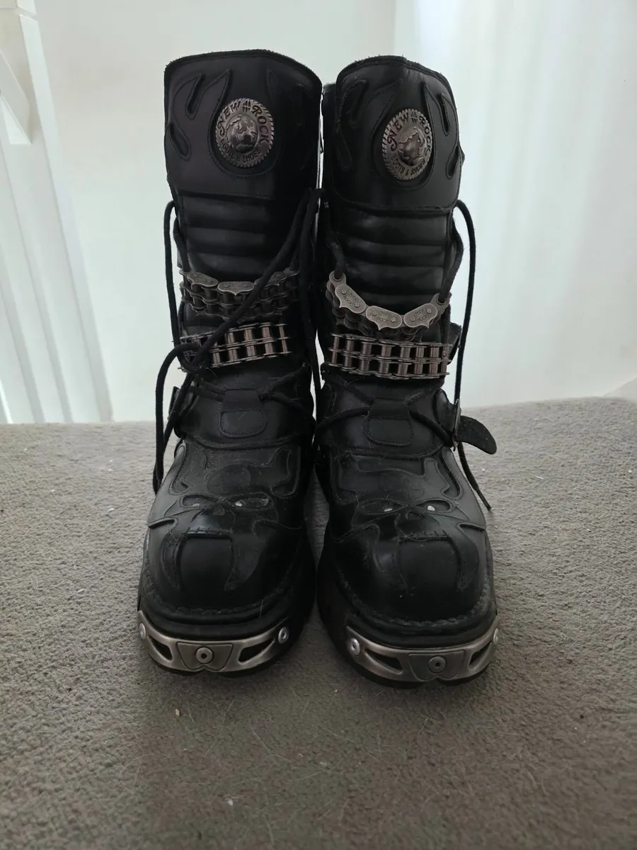 NEW ROCK "DEMON" BOOTS - Image 1