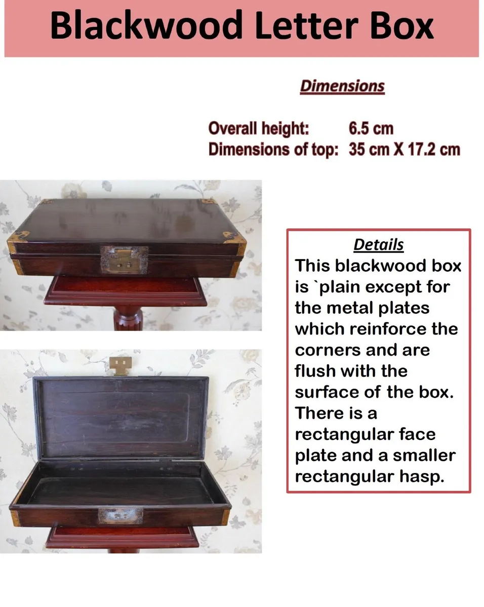 Antique Chinese Letter Box