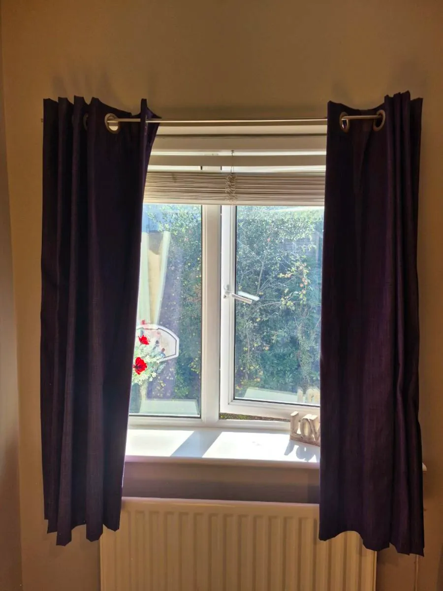 Purple blackout Curtains - Image 1