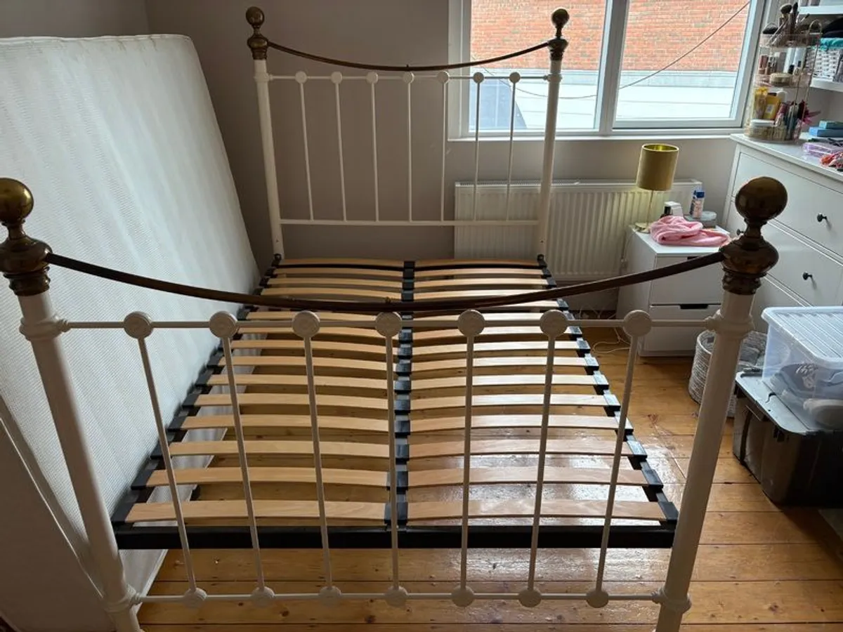 Brass bed