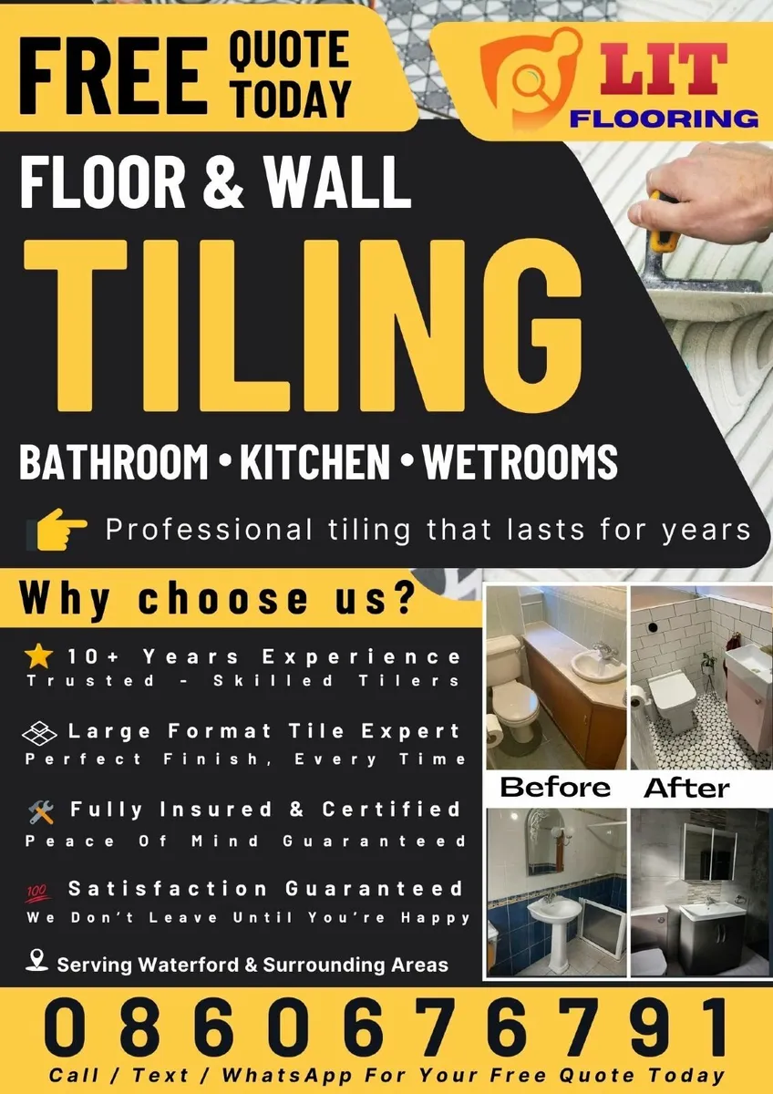 Professional Floor & Wall Tiling Tiler - Image 1