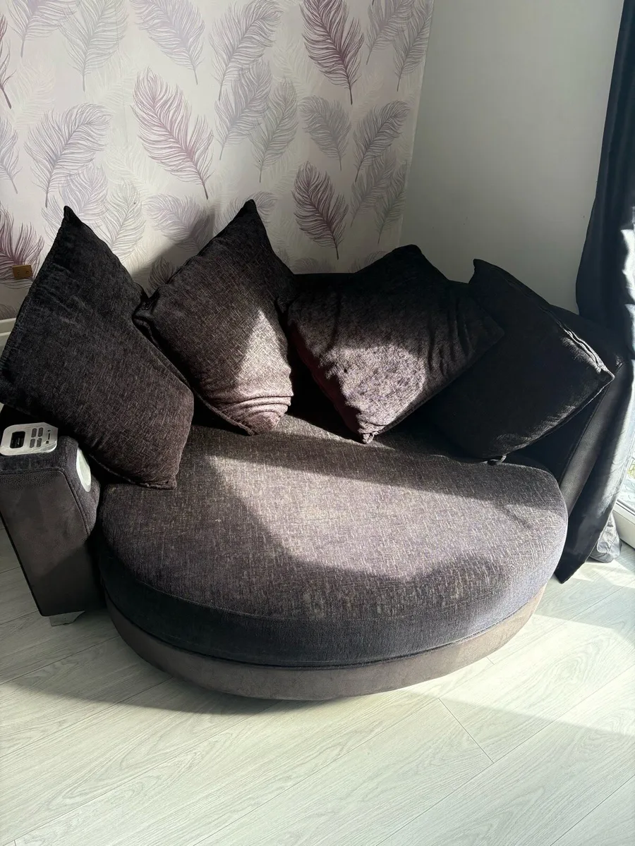 Black sofa