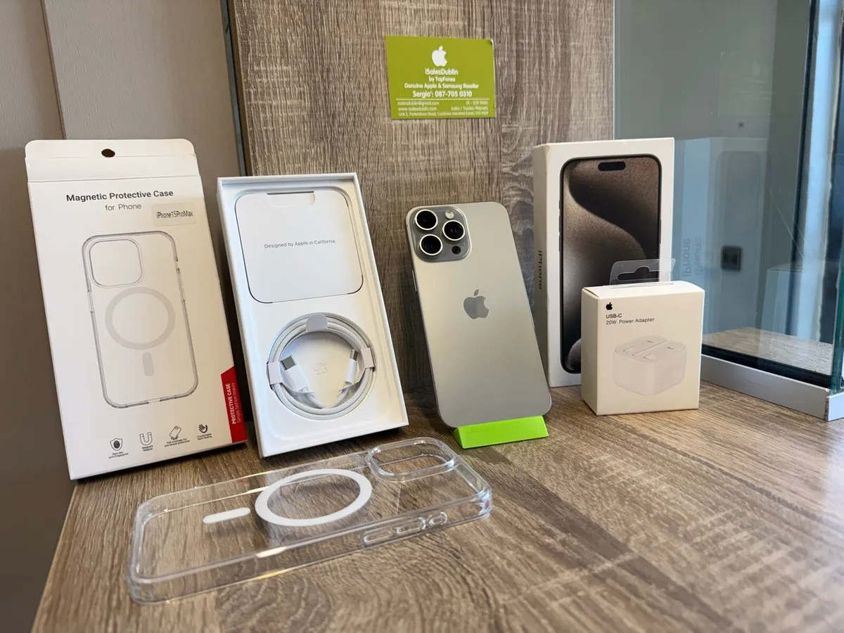 15 Pro Max 256Gb Full Bundle! Unlocked!  Shop D15 - Image 1