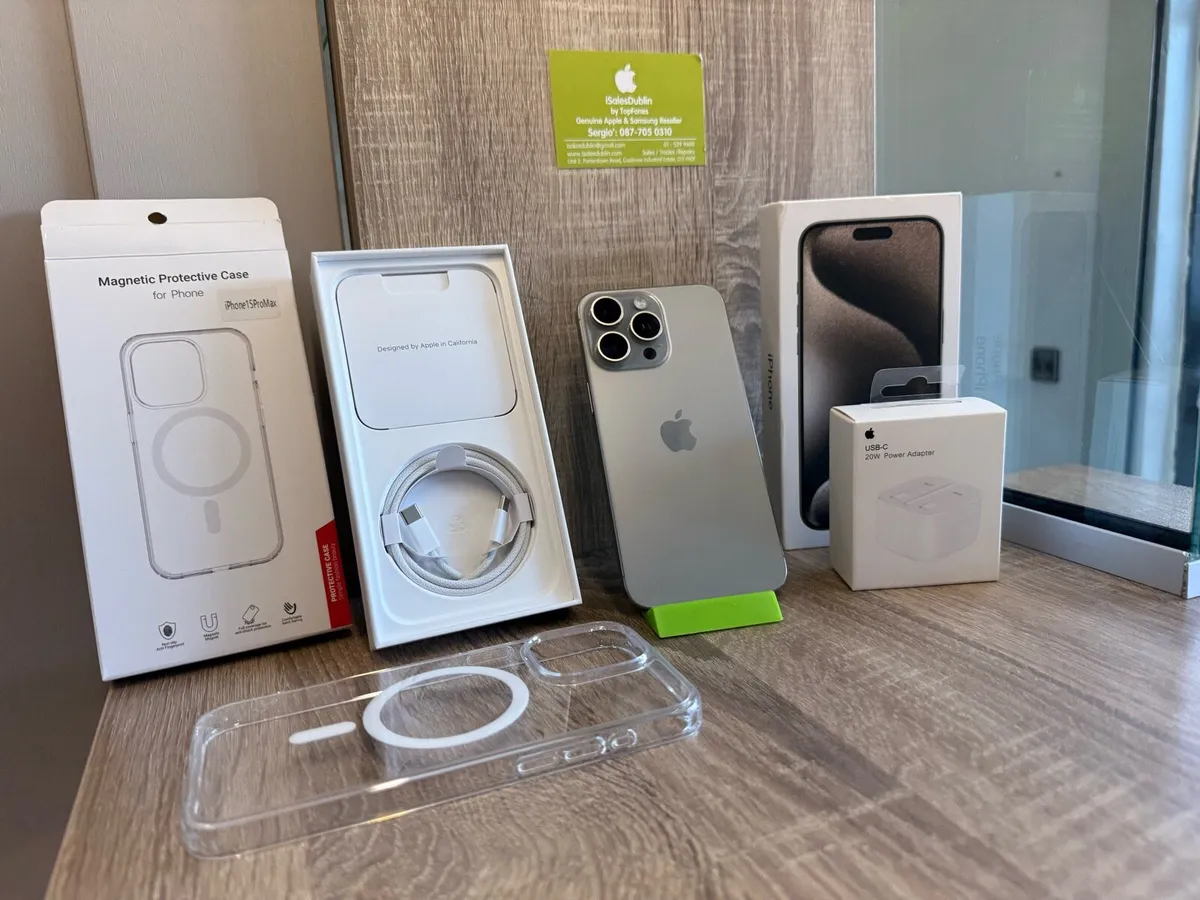 15 Pro Max 256Gb Full Bundle! Unlocked!  Shop D15 - Image 4