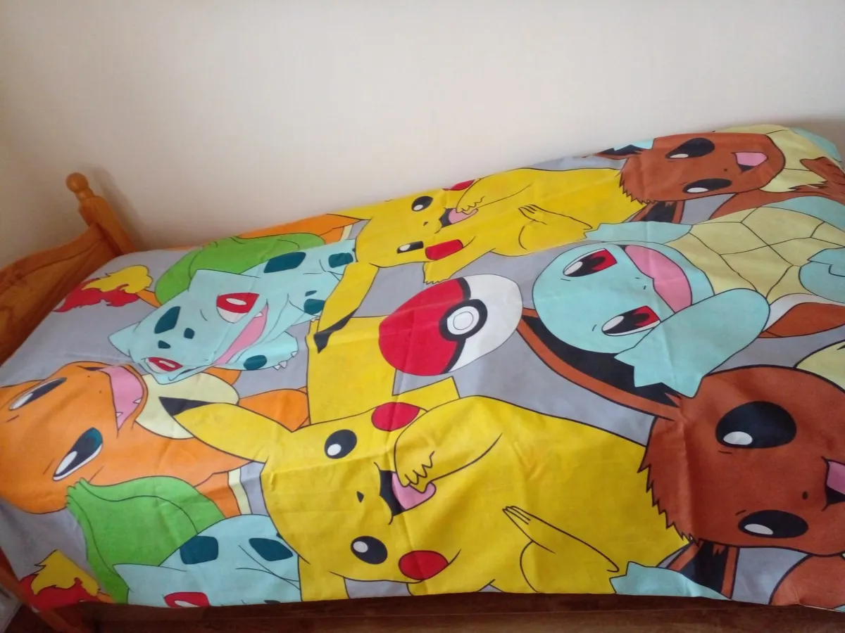 Pokemon single bed set - Image 1