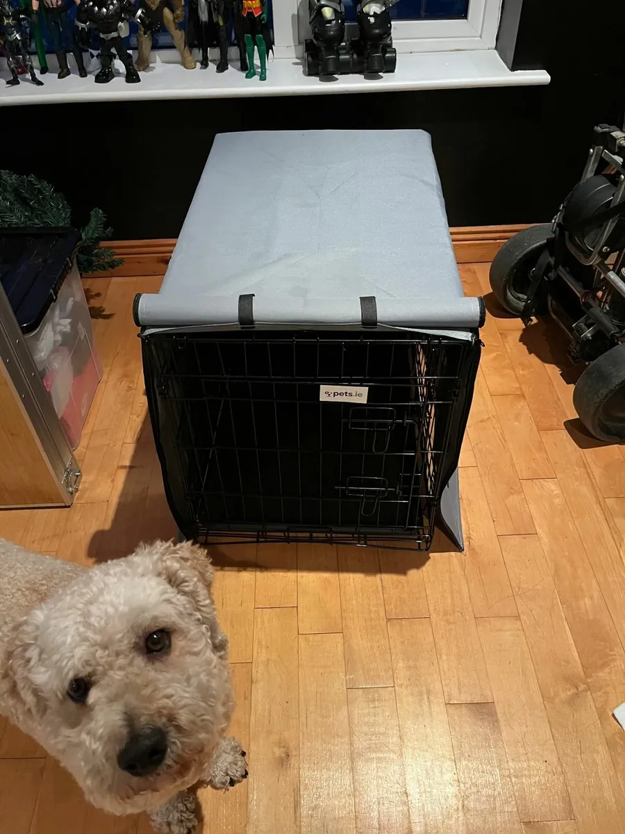 Medium Dog Crate with cover - Image 3