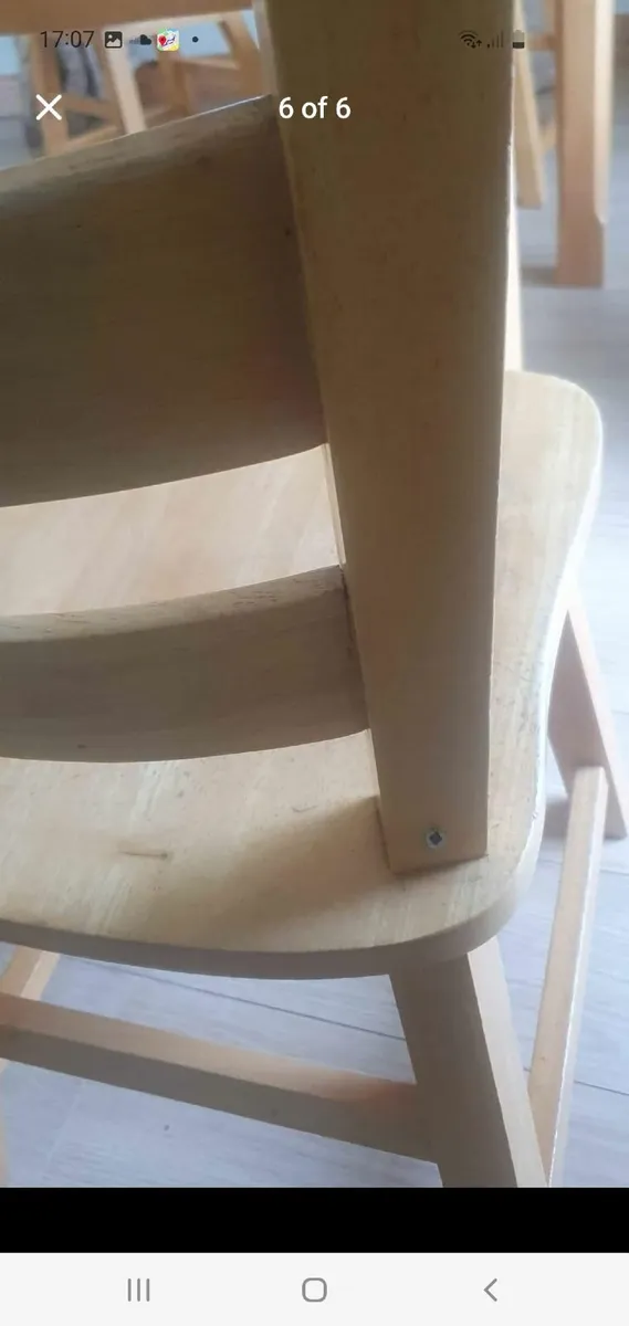 Dining table and chairs - Image 4