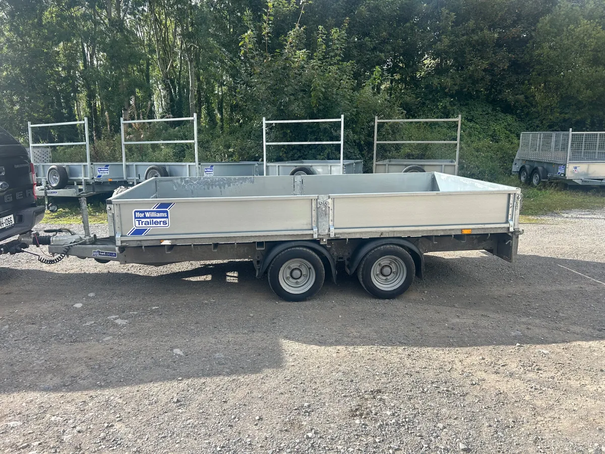 2023 Ifor Williams 12x6.6 Dropside Trailer - Image 1