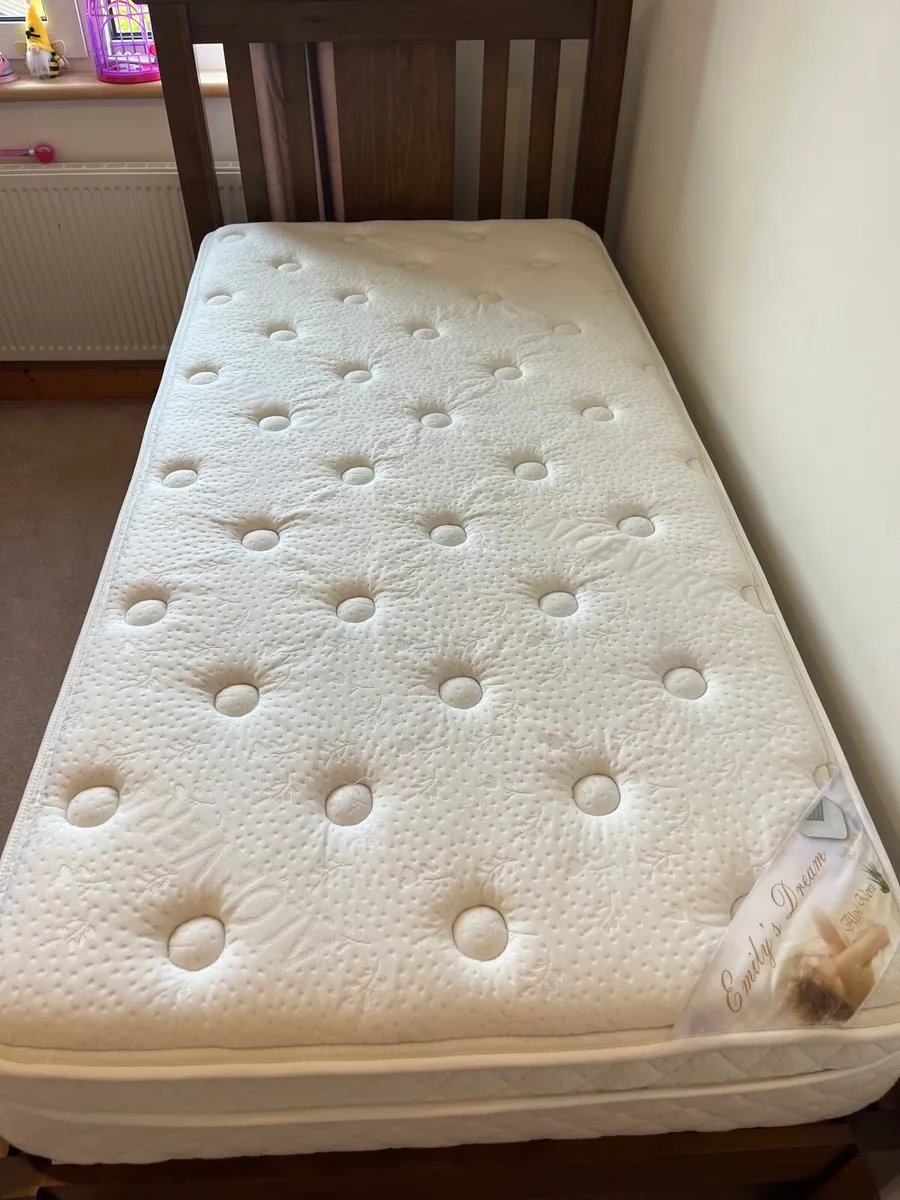 Single Bed frame and mattress - Image 2