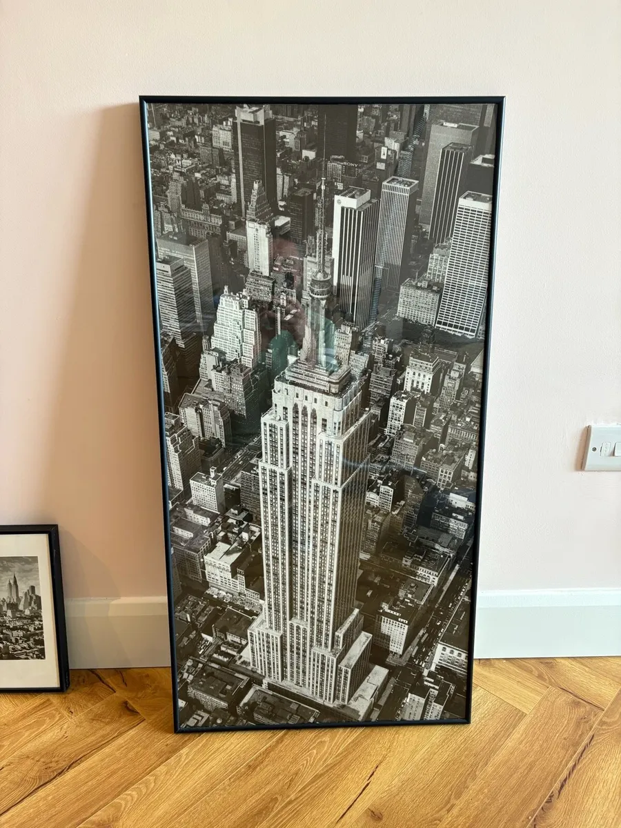 Wall Art New York live black and white - Image 1