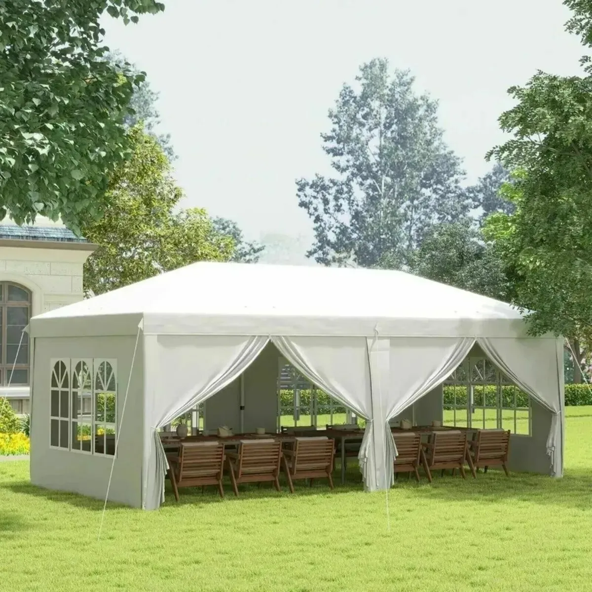 Gazebo Pop-Up 3x6m Waterproof with Walls - Image 4