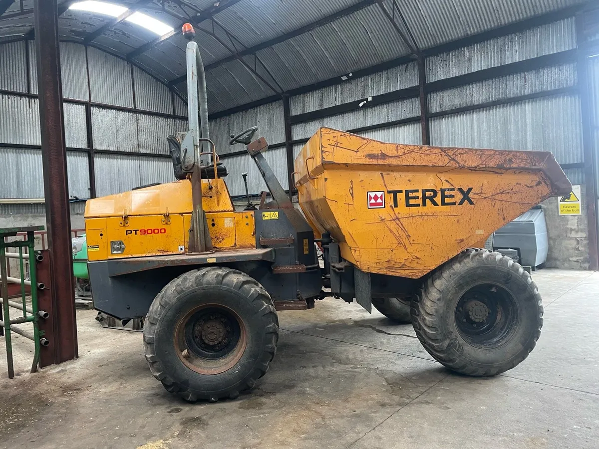 Selection of dumpers . PT 9000 terex dumper no vat - Image 1