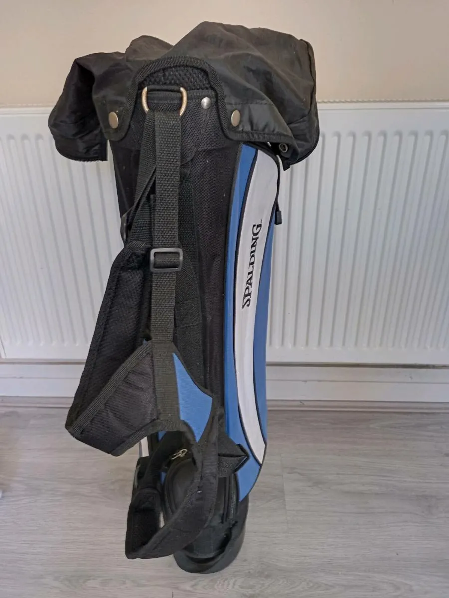 Kids Spalding golf bag with stand - Image 3