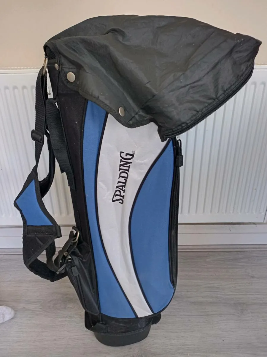 Kids Spalding golf bag with stand - Image 4