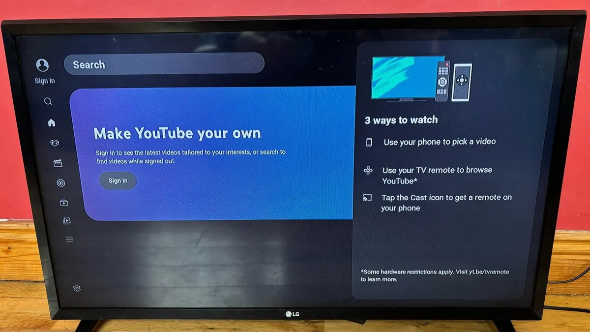 32” LG TV with Google chromecast - Image 3