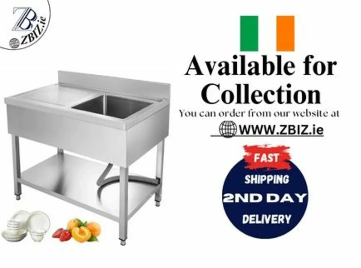 Single Bowl Sink Unit for Bar and Kitchen - Image 1