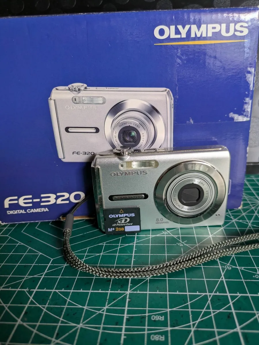 Olympus FE-320 8MP CCD🌈 digital compact camera - Image 2