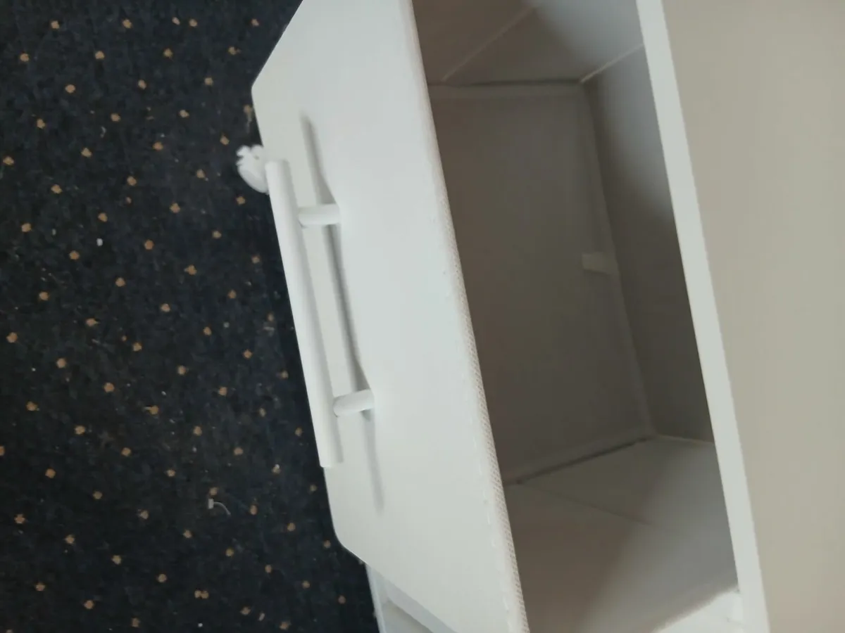 Drawer unit white unwanted gift never used perfect - Image 3