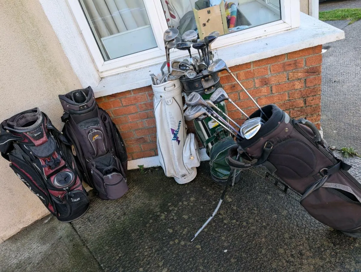Golf clubs job lot 50 euro need gone next hour