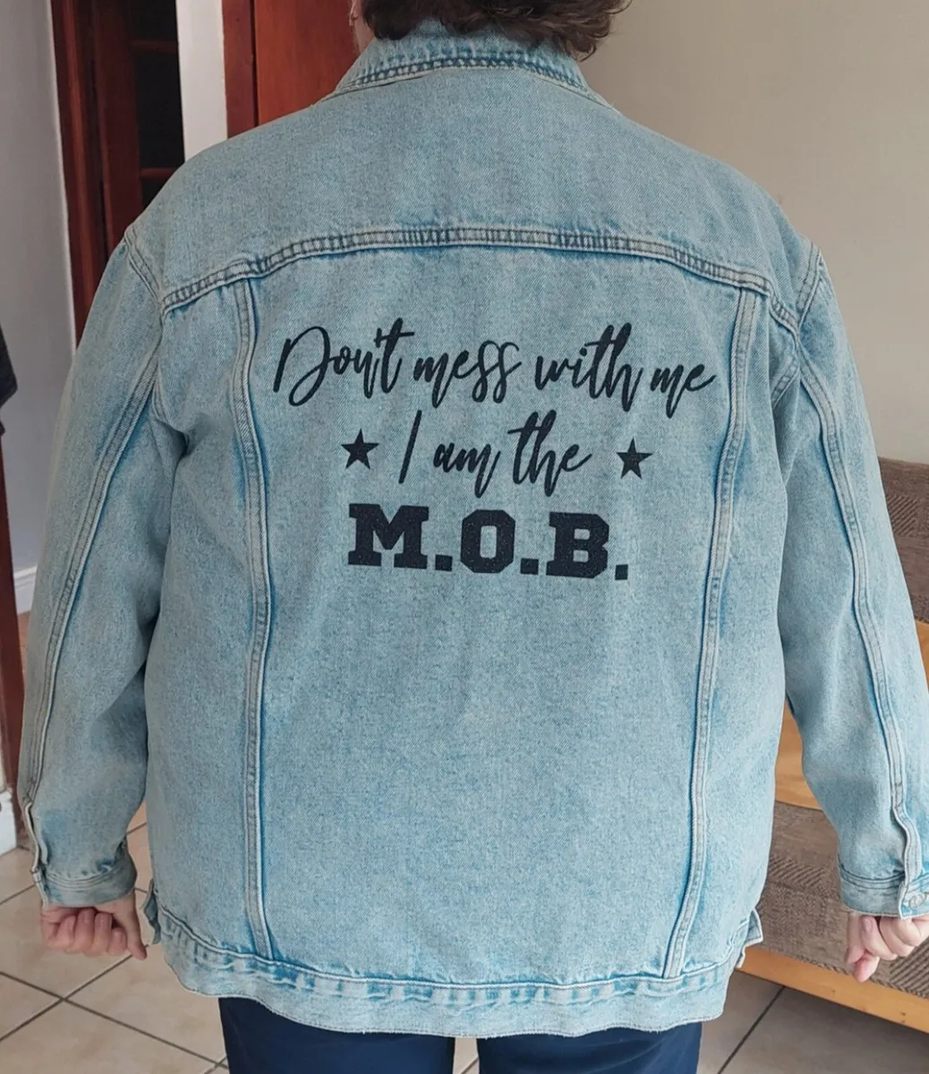 Mother of the Bride denim jacket - Image 1