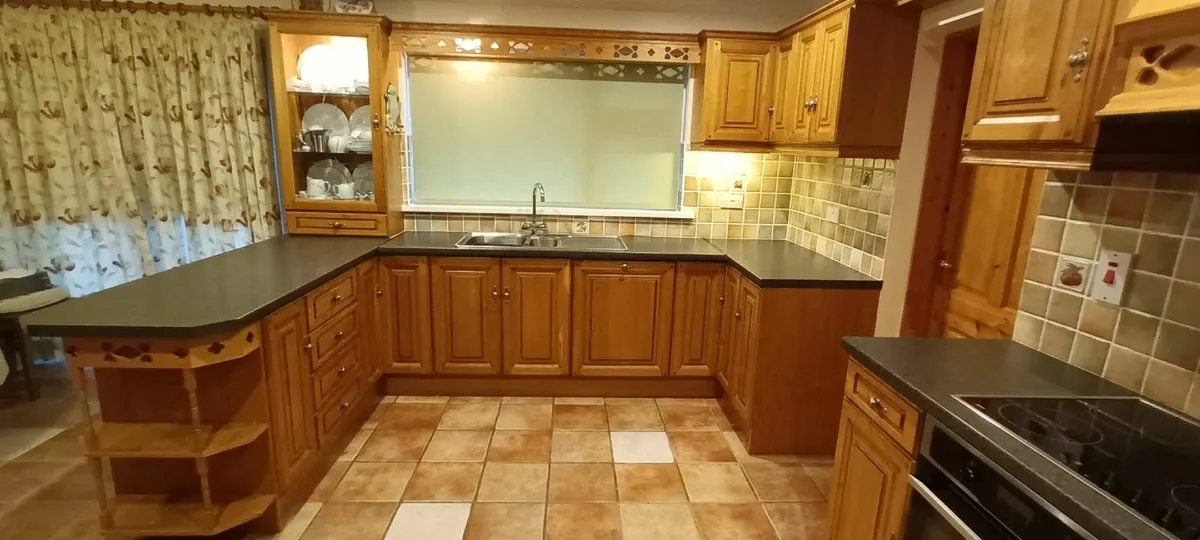 Solid Oak Kitchen for sale - Image 1