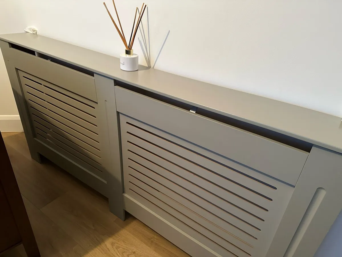Gray Large Radiator Cover like new - Image 1