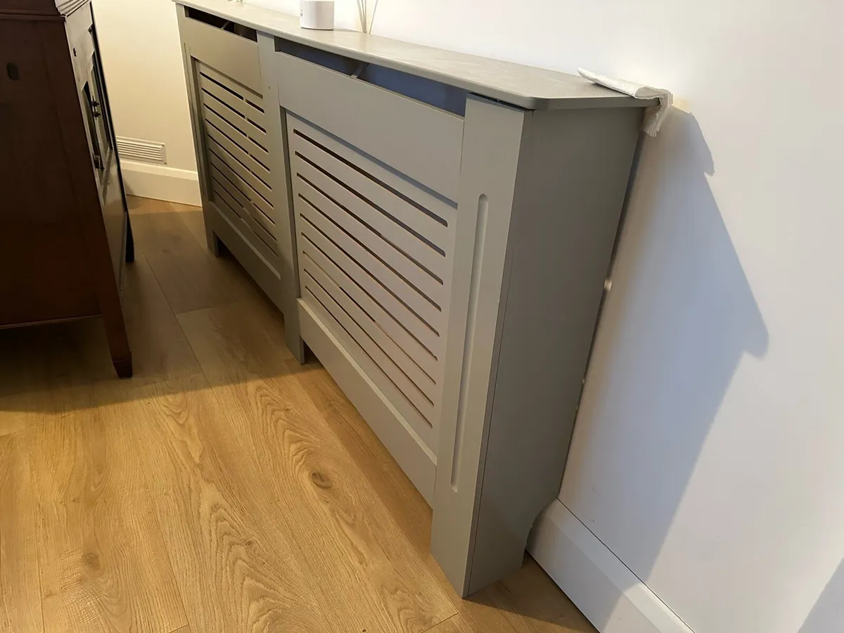 Gray Large Radiator Cover like new - Image 2
