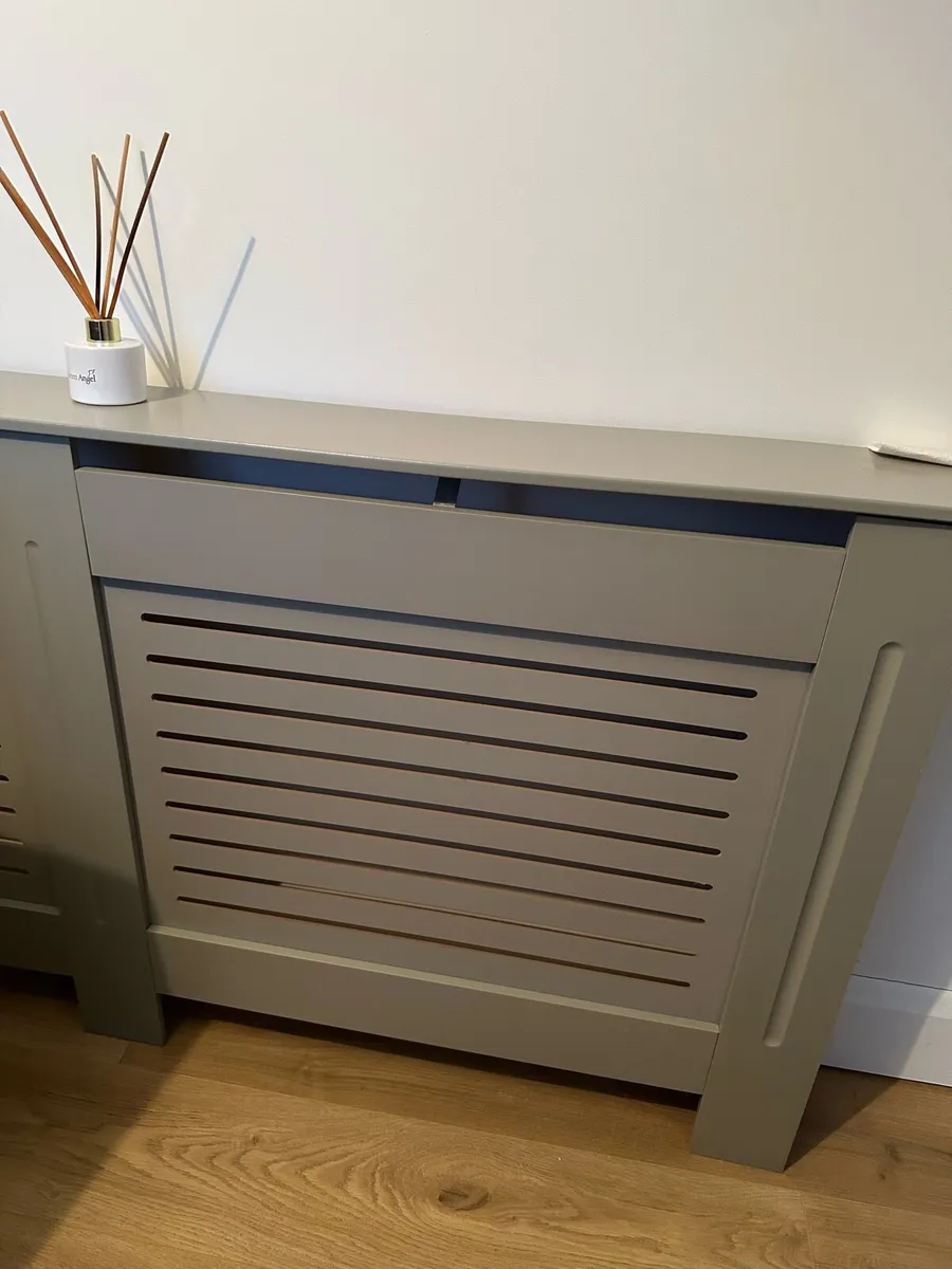 Gray Large Radiator Cover like new - Image 3