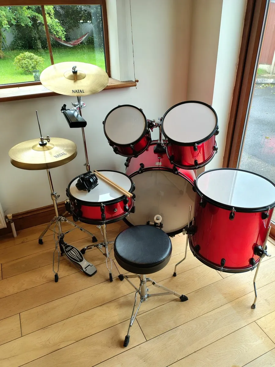 Complete Drum Kit + Extras - Image 1