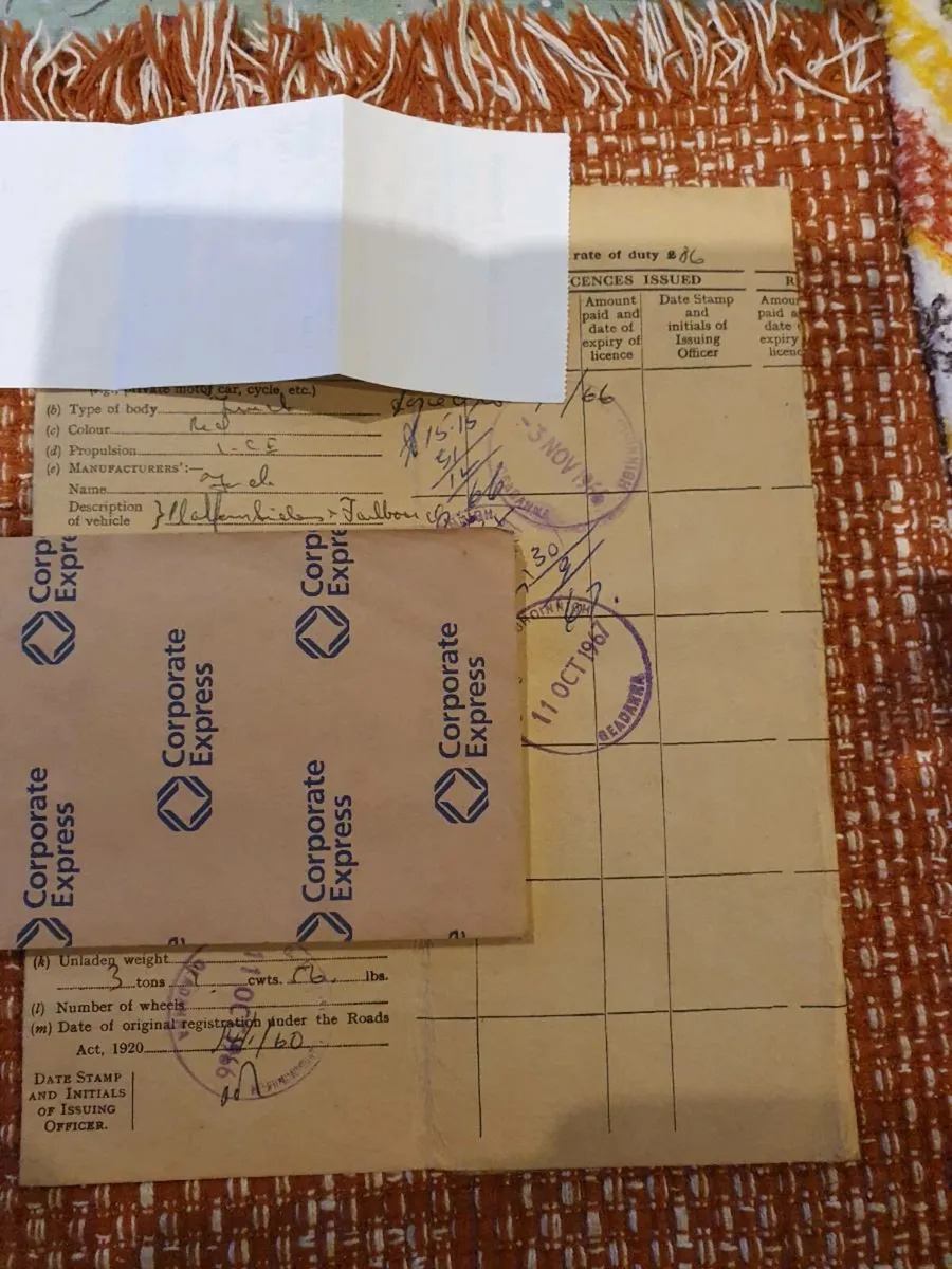 1960 ford cargo breaking  small parts