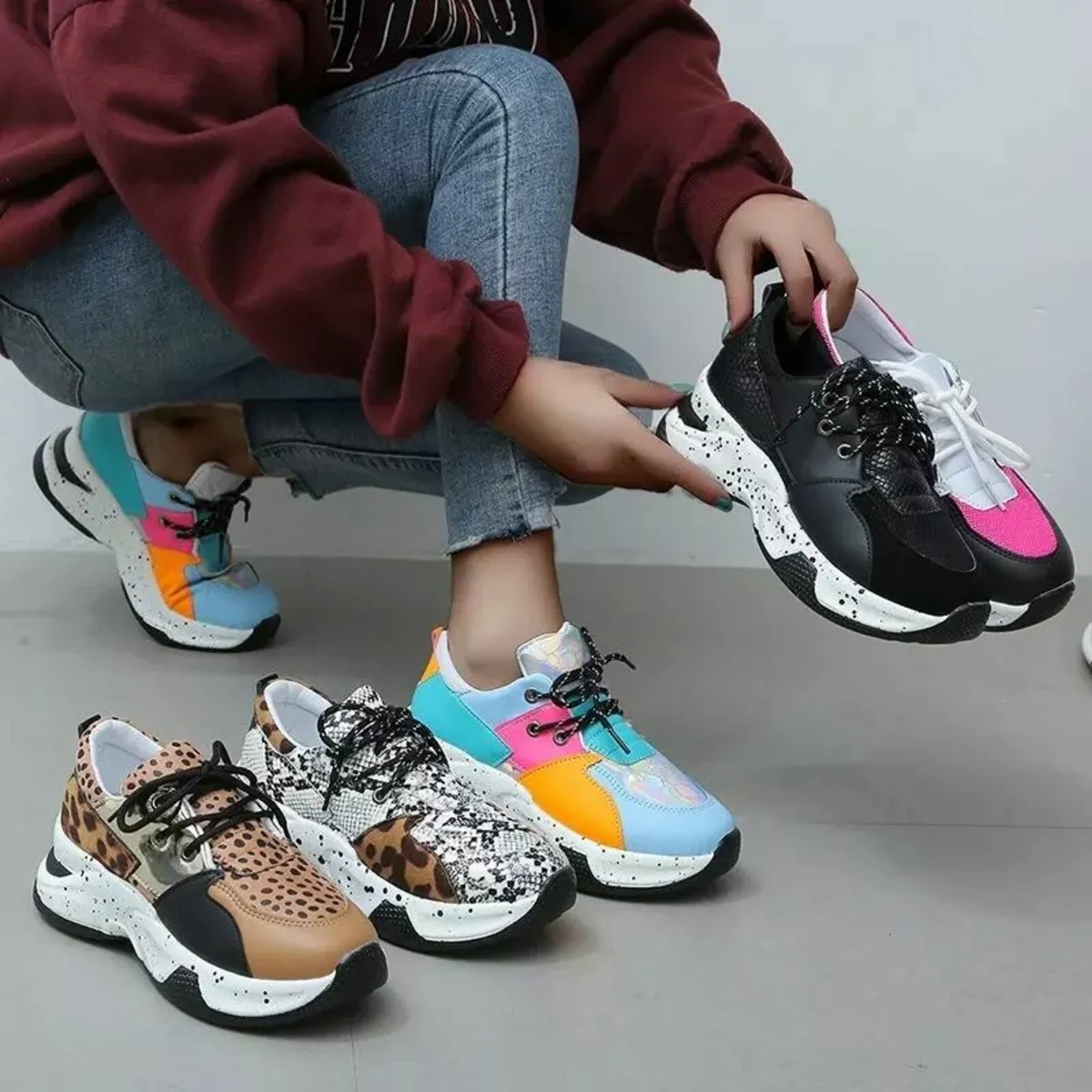 New Leopard Runners sizes 3-8 - Image 3