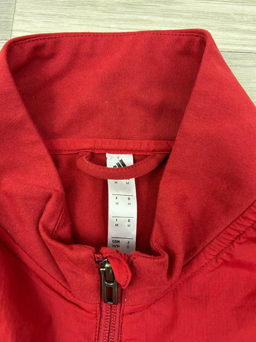 Adidas Munster Rugby Half Zip Jumper Sweatshirt - Image 4