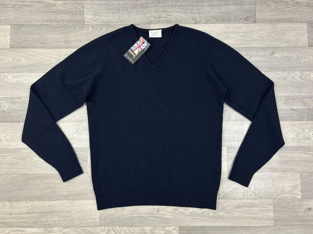 Glenbrae Merino Lambswool Jumper Mens XL - Image 1