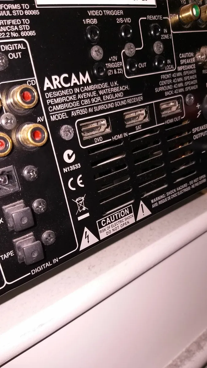 Arcam avr.Hi.End.Amplifier 7x120 Watts.BIG TOR - Image 1