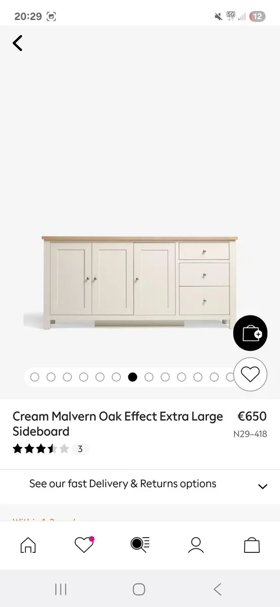 Matching sideboard and Nested tables - Image 2