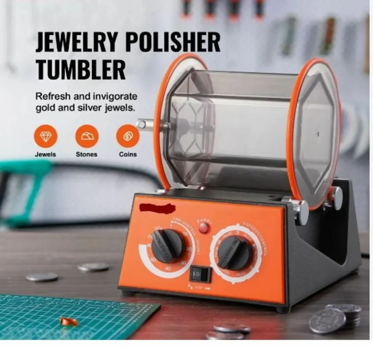 3kg Rotary Tumbler Surface Polisher Jewelry - Image 1