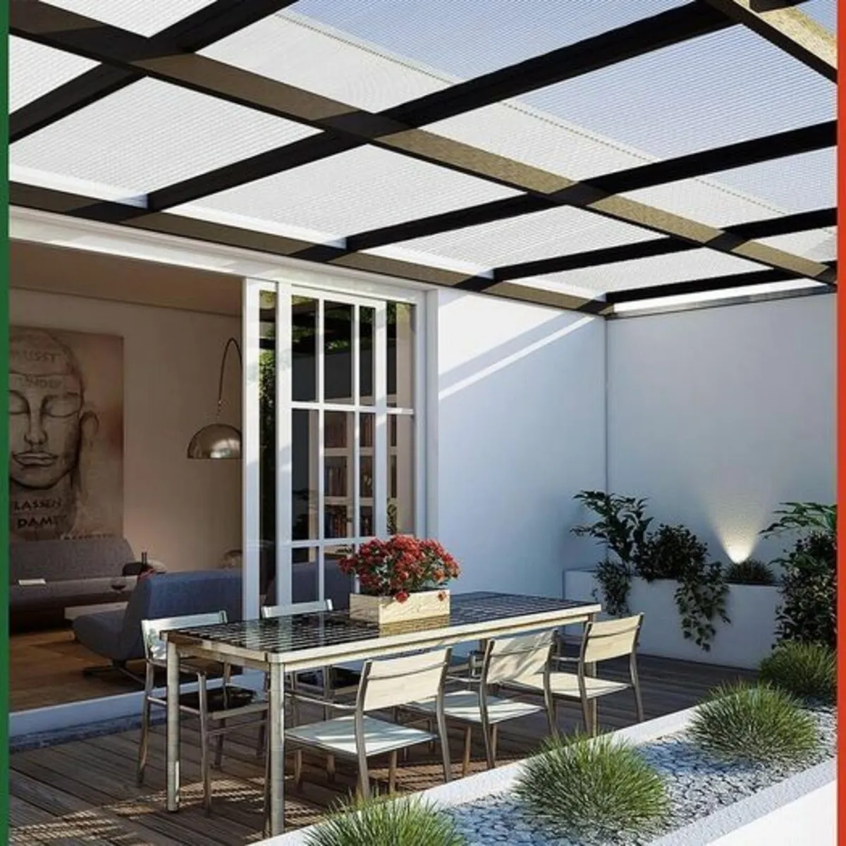 14 x Polycarbonate UV-Resistant, Transparent, Doub - Image 2