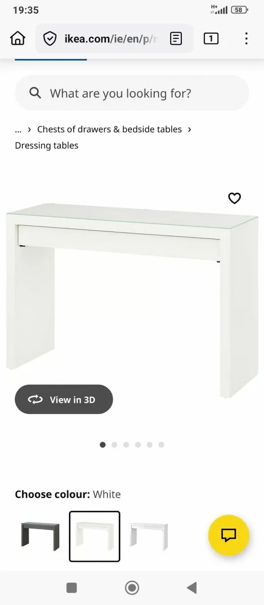 IKEA malm dressing table - Image 1
