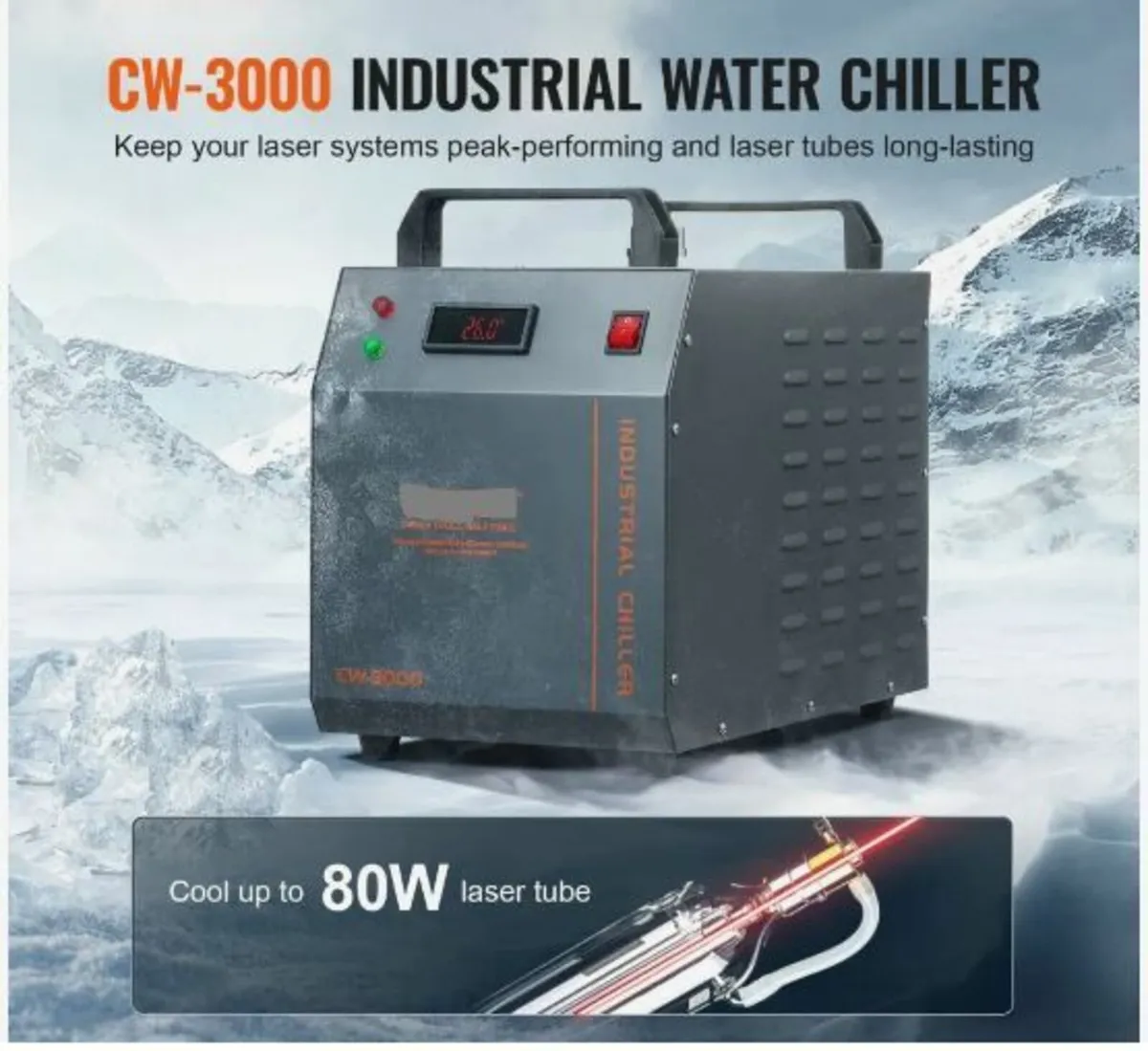 Industrial Water Chiller CW-3000 Air-cooled - Image 4