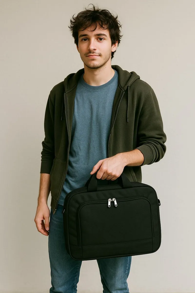 laptop bag college work hand shoulder - Image 3
