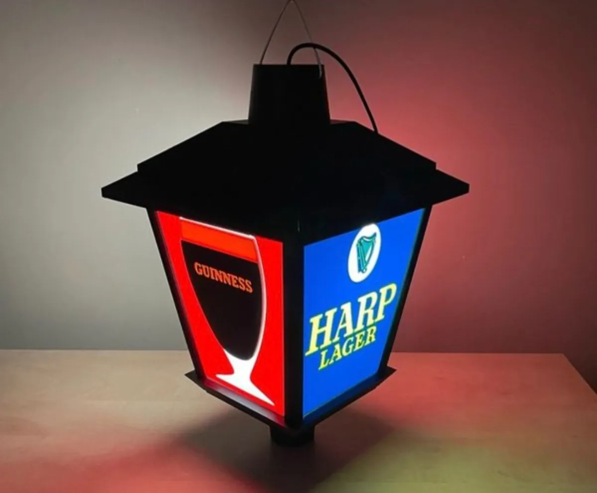 Guinness lantern bar sign - Image 2