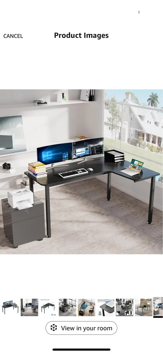 R shaped Gaming desk - Image 4