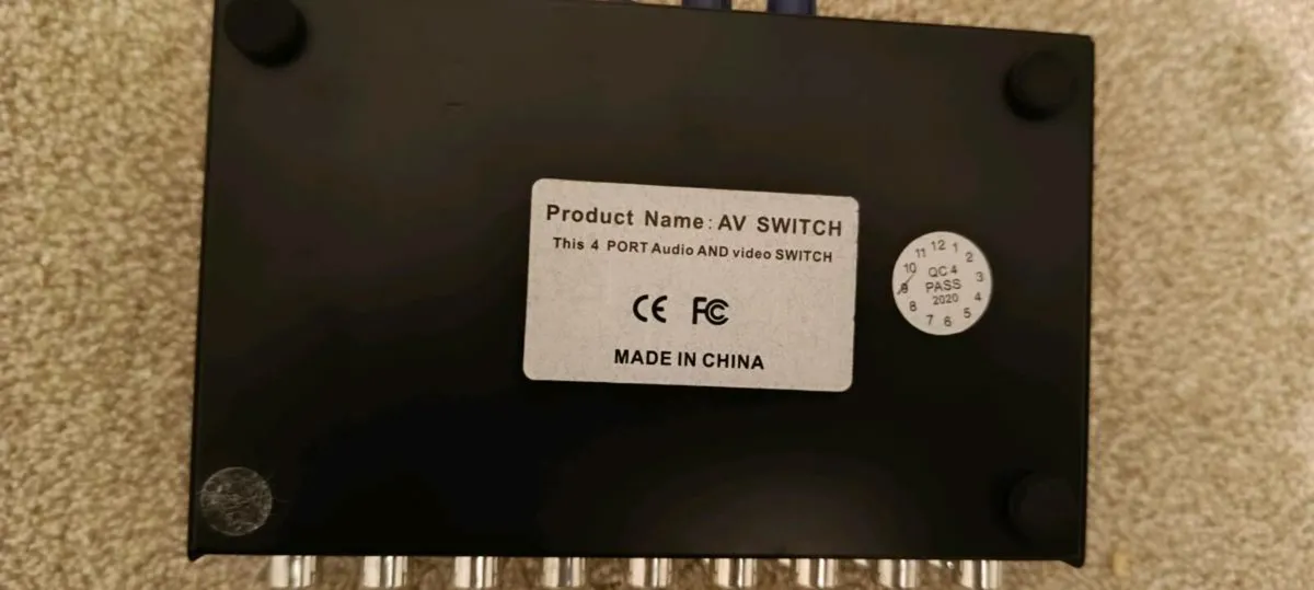 4 port audio video AV switch - Image 3