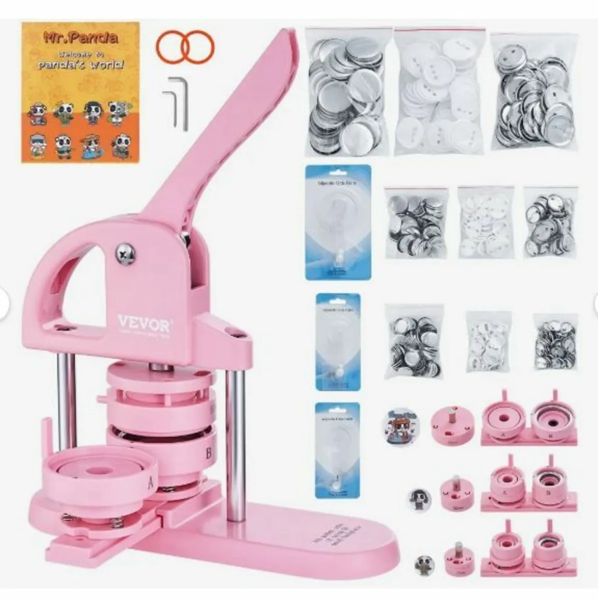 Button Maker, 1/1.25/2.28 inch(25/32/58mm) 3-IN-1 - Image 1