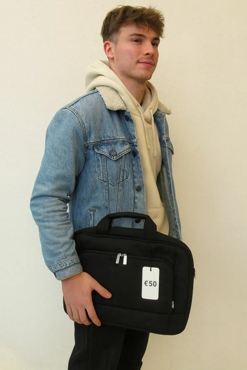 laptop bag college work hand shoulder - Image 2