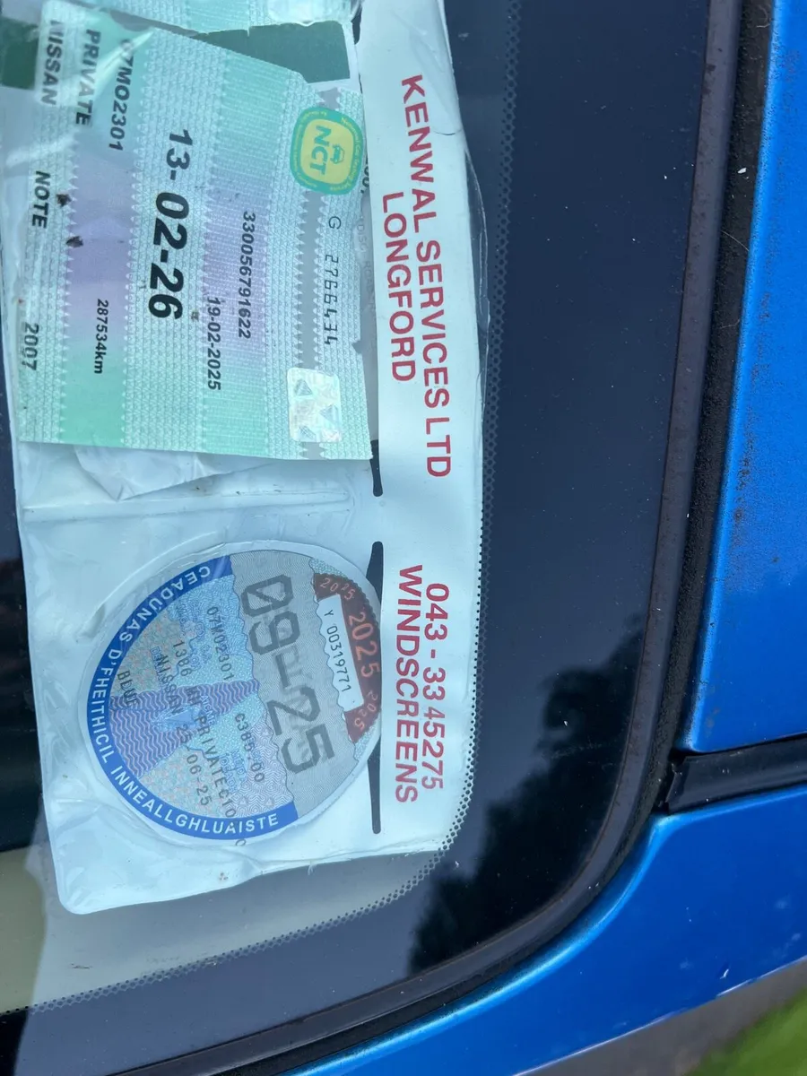 Nissan note 1.4 petrol Nct and tax - Image 2